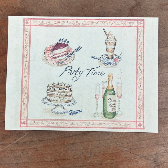 Vintage Party Invitation Cards Set of 21 with envelopes - Picture 2 of 11